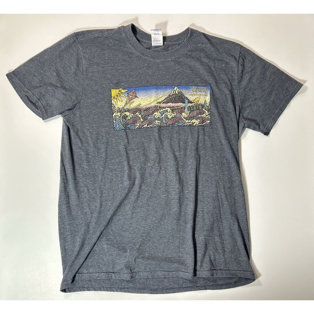 High Country Leftover Salmon 2014 Album Heather Gray Large Shirt